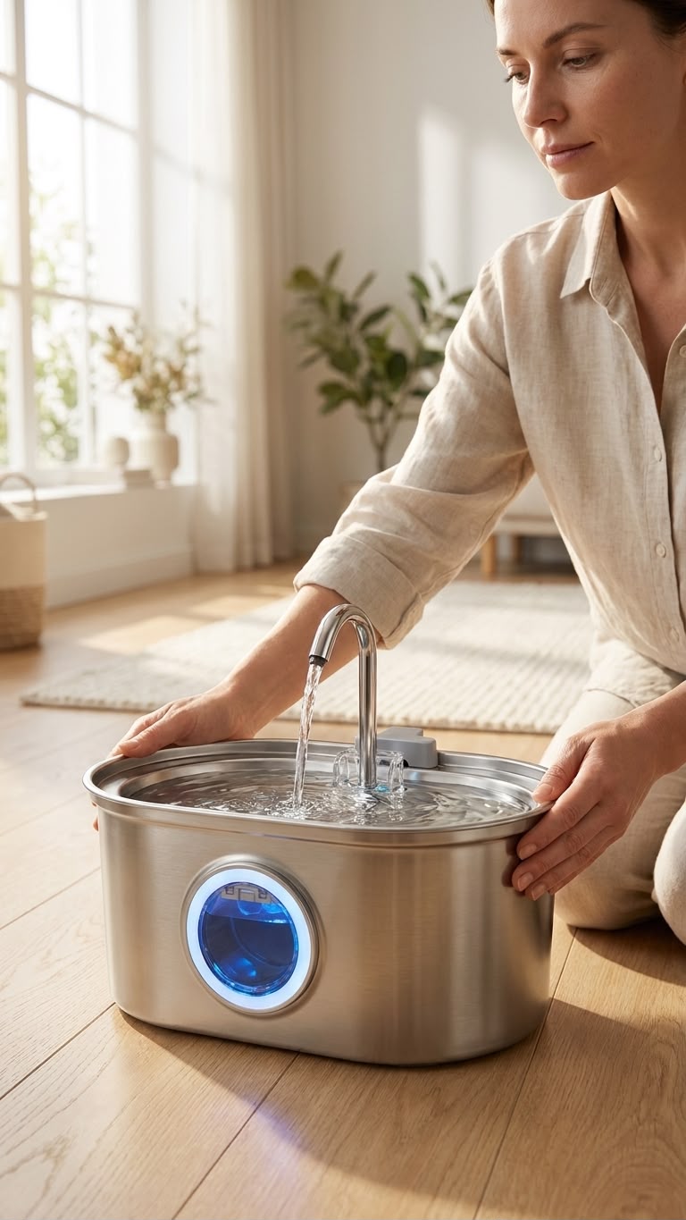 3.2L Stainless Steel Cat Water Fountain